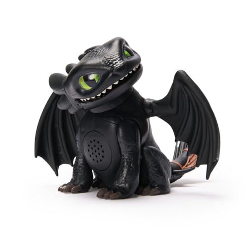 DreamWorks Dragons, How to Train Your Dragon, Roaring Minis Toothless, Interactive Toy with 25 Sounds, Kids Toys for Boys & Girls Ages 4 & up