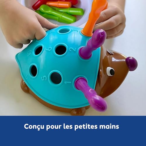 Learning Resources Spike The Fine Motor Hedgehog - Toddler Montessori Toys, Stacking Shape, Gifts For Boys And Girls, Sorting And Matching Skill Activities, Educational Games, Kindergarten - Image 2