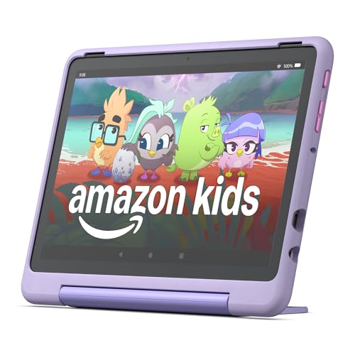 Amazon Fire HD 10 Kids Pro tablet, ages 6-12. Bright ...