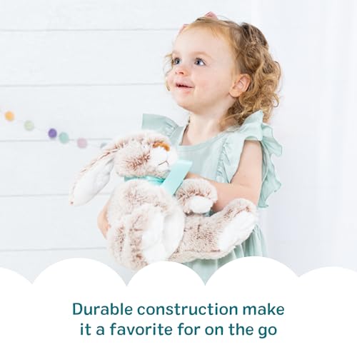 Melissa & Doug Burrow Bunny Stuffed Animal Plushie with Big Feet, Floppy Ears & Fluffy Tail, Adorable Pretend Play Toddler Toys for Girls & Boys 3+ - Image 4