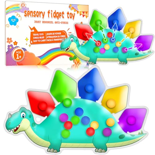 Dinosaur Color Sorting Sensory Toy Roadtrip Travel Essenstial for Toddler ...