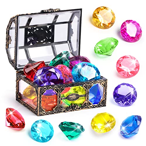 Diving Gem Pool Toy 10PCS DISHIO Big Colorful Diamond Diving ...