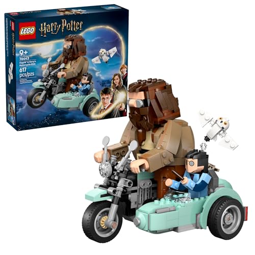 LEGO Harry Potter Hagrid & Harry's Motorcycle Ride Building Toy ...