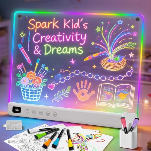Lumiboard Led Drawing Board with 13 Light Effects, 16