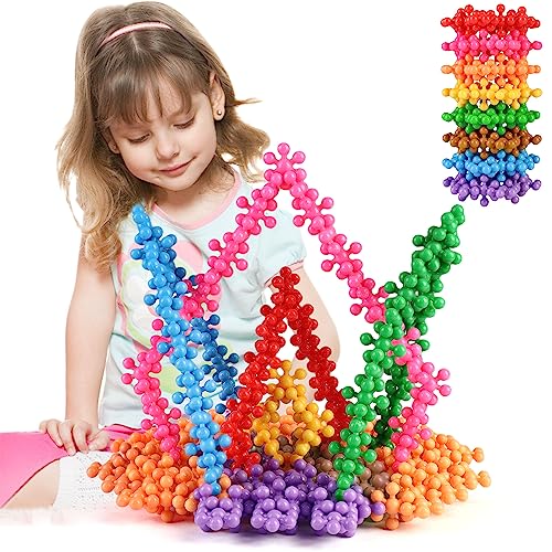 TOMYOU 200 Pieces Building Blocks Kids STEM Toys Educational Discs ...