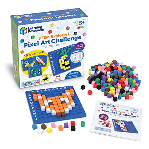 Learning Resources STEM Explorers Pixel Art Challenge - Science Kits ...