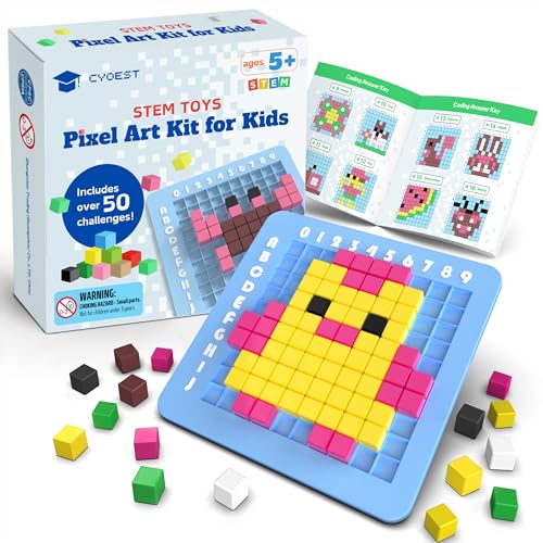 STEM Toys Pixel Art Kit for Kids - Arts and ...