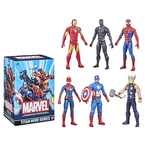 Marvel Titan Hero Series Action Figure Multipack, 6 Action Figures, ...