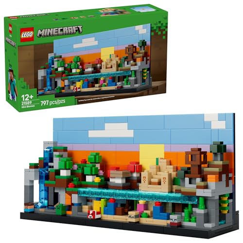 LEGO Minecraft Mini Biomes Building & Pretend Play Toy for ...