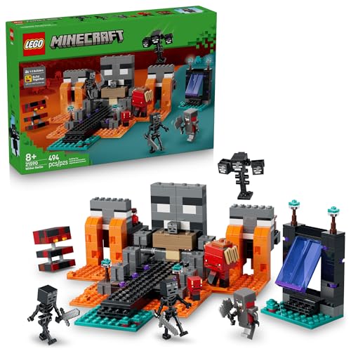 LEGO Minecraft Wither Battle Building & Pretend Play Toy for ...