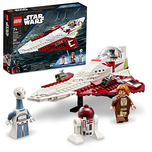 LEGO Star Wars OBI-Wan Kenobi's Jedi Starfighter 75333 Building Toy ...